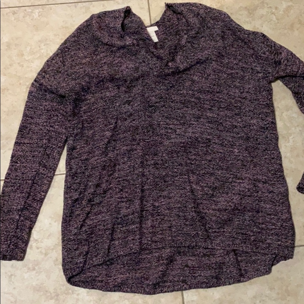 Cable knit sweater